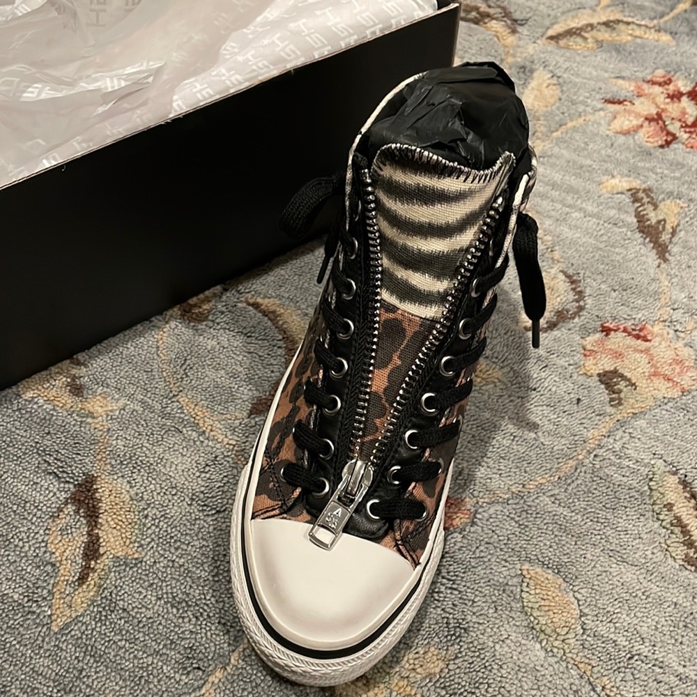 Brand new - in box- high top sneakers